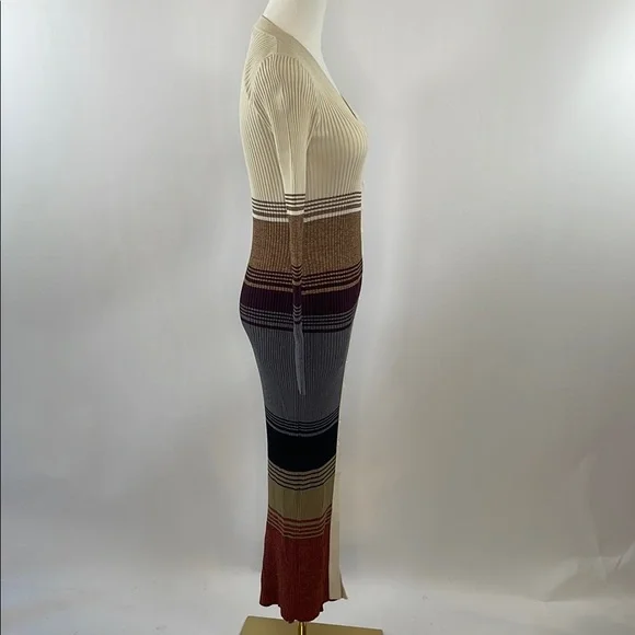 STAUD Sahara Stripe Shoko Sweater Dress XS - Picture 11 of 11